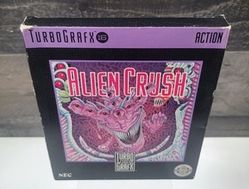 Alien Crush (TurboGrafx-16, 1989) Complete in Box - Tested Authentic 