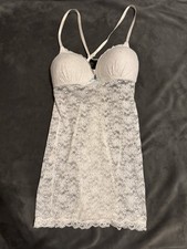 Womens Gilligan  O'Malley White Intimates Nighty or Slip Size Medium