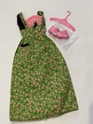 EUC!! Vintage 1970s Barbie Best Buy #7416 Doll Dress Green & Pink Mattel Outfit