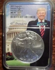 2021 HERALDIC SILVER Eagle MS70 ~ FULL TRUMP BODY / W H CORE ~ Both Sides ~ Rare