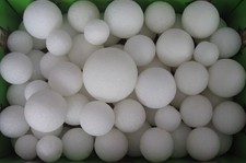 Lot 60 Craft Styrofoam Balls Various 1.75" 2.25" 3" 4" School Art Christmas