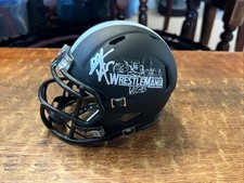 Giulia Rey Fenix Signed WrestleMania 42 Mini Helmet JSA Coa Autographed WWE