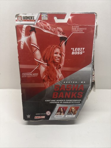 WWE Elite Collection SASHA BANKS Action Figure Women's Division 2017 NEW DAMAGE - Picture 5 of 6
