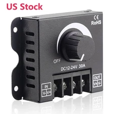 Adjustable Voltage Regulator For 30A 12v 24V Stable DC DC Power Supply US Stock