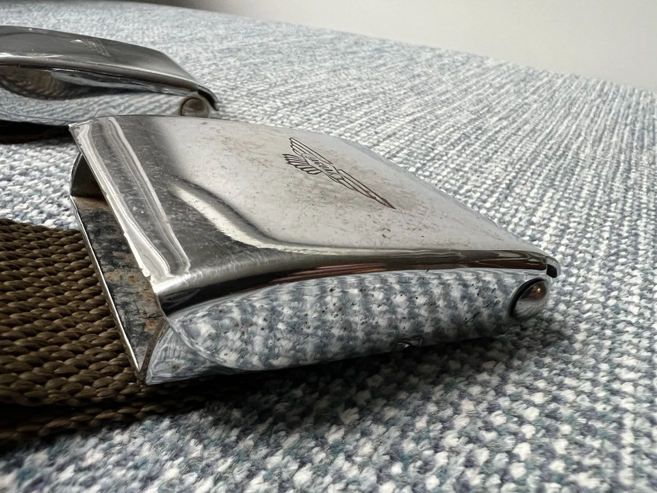 Cinturones de seguridad Hickok originales OEM Jaguar E tipo XKE Foto 2 de 4