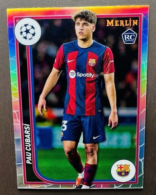 2023-24 Topps Merlin Uefa Club Competitions - Pau Cubarsi #103 Refractor (RC)