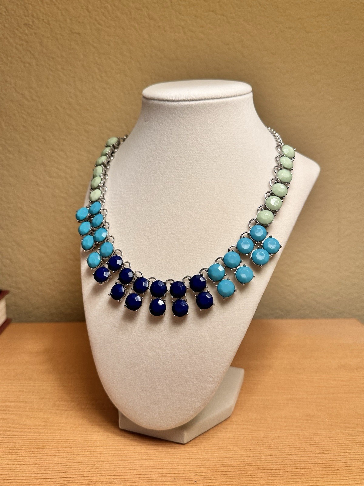 Bold Multicolor Statement Necklace – Ocean Blue, … - image 7