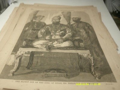 1850'S FULL PG,BALLOU'S DRAWING ROOM ,ELDEST SON OF KING OF DELHI, PHYSICIAN