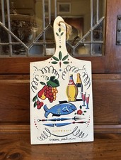 Vintage Yugoslavian Ambrosioni Folk Art Woode...