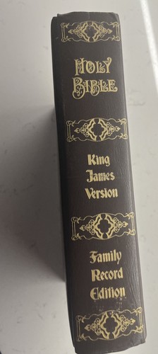 Vintage Holy Bible King James Version Family Record 1970 Red Letter Edition - Picture 5 of 7