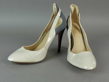 Zara Damen Pumps 37 Mehrfarbig Ledermix Stiletto Highheels gern getragen (20792)