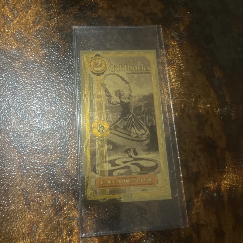 $2 Idaho Goldback