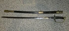 Vintage CSA Reenactment Replica Civil War Sword,India,Confederate States Army