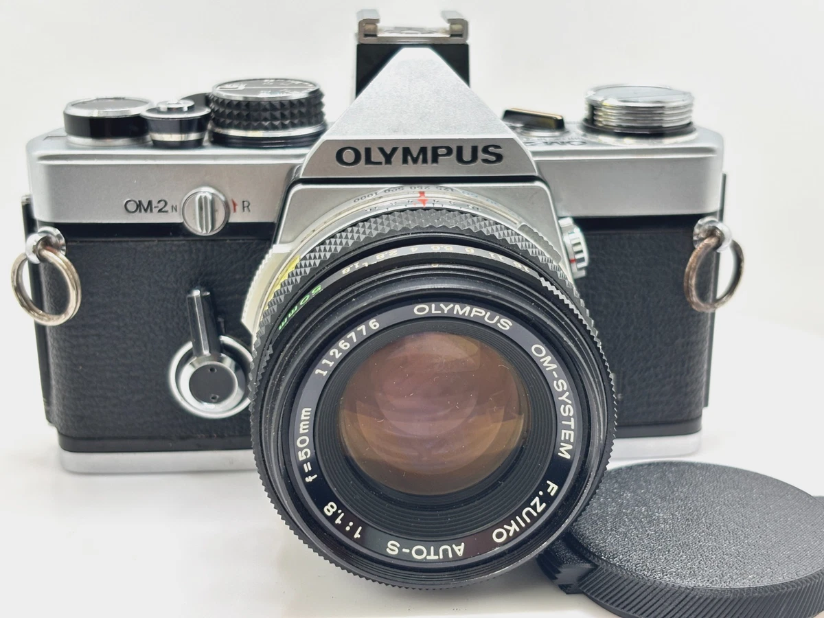 フィルムカメラ OLYMPUS OM-2N & ZUIKO 35mm F2.8 Olympus OM-2N 35 mm Film Camera Body Silver W/Olympus G.Zuiko 35mm