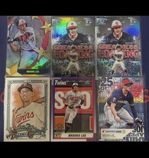 MLB Baseball Minnesota Twins 25 Topps Brooks Lee 6 RC Lot MINT