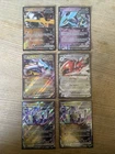 Lot de 6 cartes EX Forces Temporales Double Rare dans pochettes. 1 double