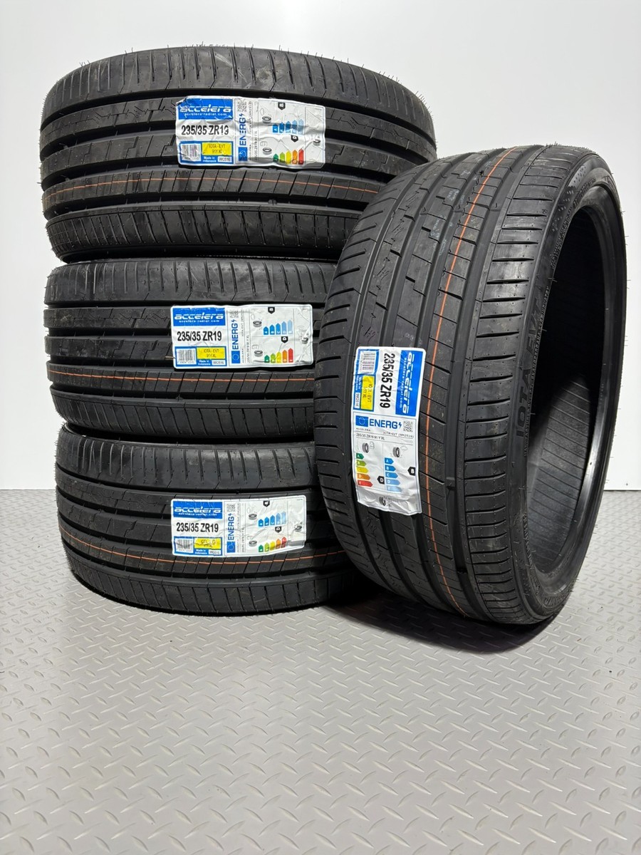 4 X ACCELERA TYRES 235/35ZR19 91Y XL 235 35 19 EXTRA LOAD B WET