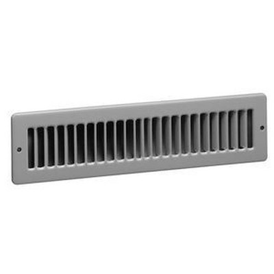 HART & COOLEY 420-10X2W TOE SPACE GRILLE 10'' L x 2'' W STEEL 35-85 CFM