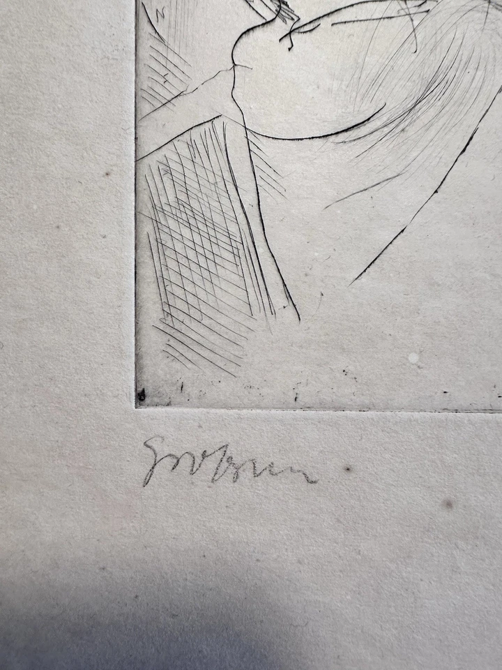 Grossmann, Rudolf ‘…’ um 1925, Radierung, signiert u.l. - Bild 4 von 4