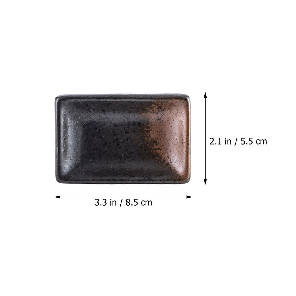  2 Pcs Japanische Dipschalen Soßen Schälchen Gewürzplatte Gewürz-Serviertablett - Bild 2 von 4