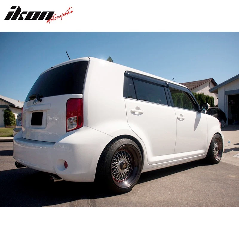 Fits 08-15 Scion xB Acrylic Window Visors Side Vent Sun Rain Guard Deflector - Image 2 of 4