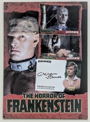 Hammer Platin Sammlung 11 Sammelmappen Karten B11 - Der Horror von Frankenstein