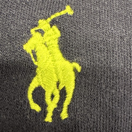 POLO RALPH LAUREN Polo Shirt Youth Large Sz 14-16 Navy Blue Classic Fit Knit - Picture 4 of 11