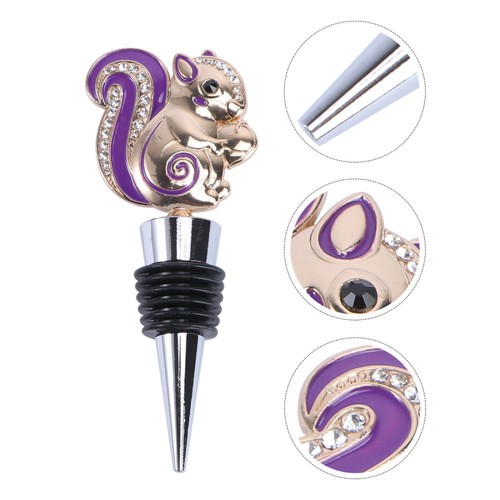 Eichhörnchen -Form Wine Stopper Legierung Rotwein Stopper Weinflasche Stecker