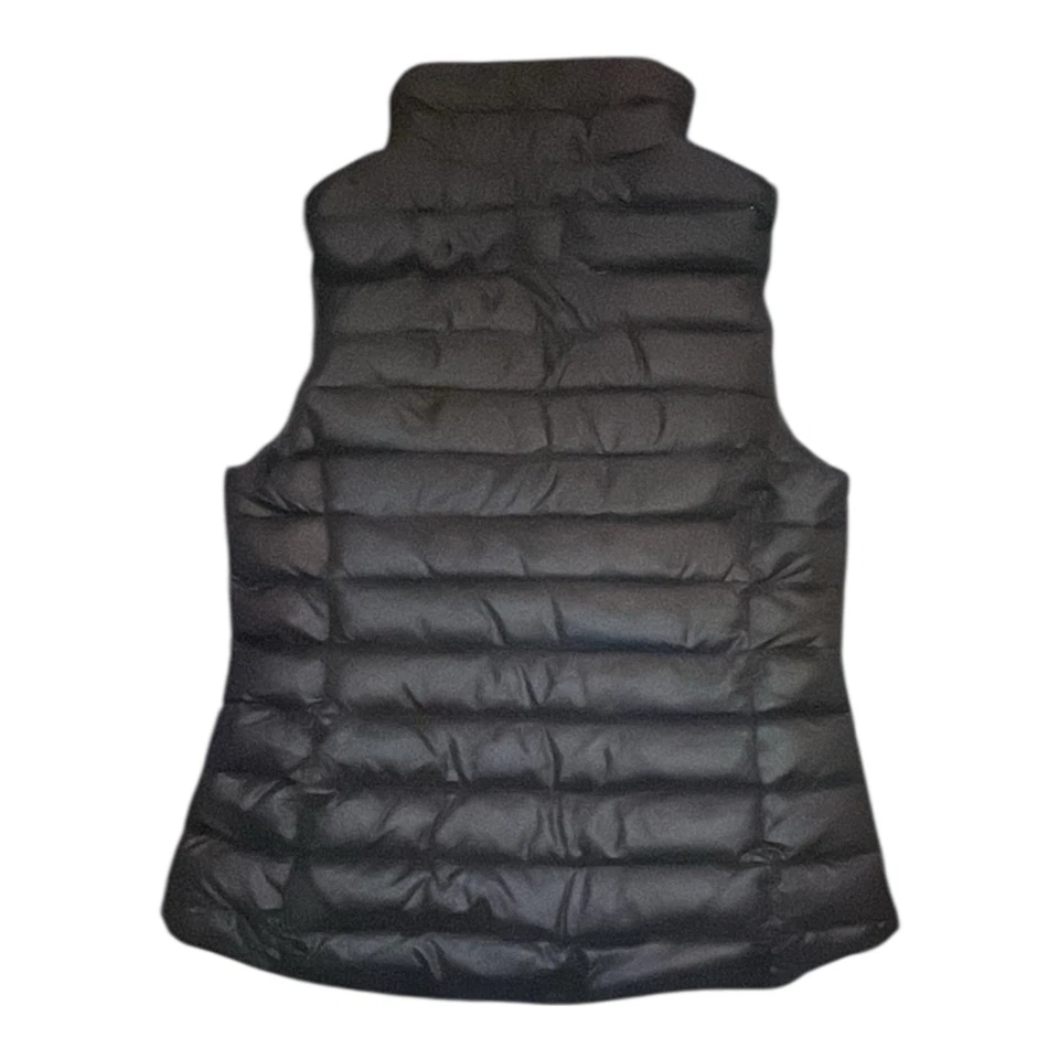 Chaleco acolchado GAP para mujer pequeño negro sin mangas relleno ropa exterior Foto 2 de 4