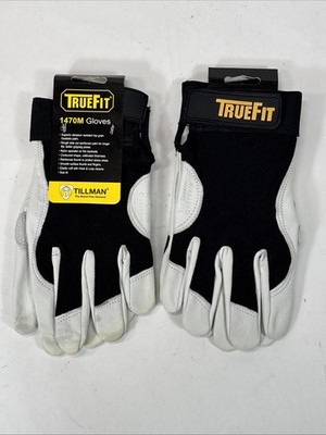 Tillman 1470 TrueFit Premium Top Grain Goatskin Performance Gloves Sz M Lot of 2
