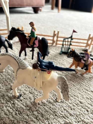 Komplettes Schleich Horse Club Reitschule Pferdeset - fast komplett - Bild 9 von 12