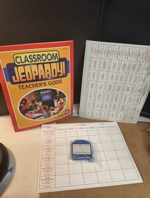 Classroom Jeopardy teachers Guide, Blank Cartridge, & Game Boards