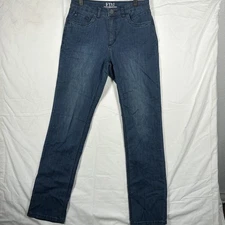 Woman's French Dressing Jeans Olivia Medium Wash Canadian Straight Leg Jeans Sz8