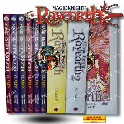 Magic Knight Rayearth Manga English (Vol 1-3) Part 1 + Part 2 +