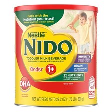 Nido NESTLE Kinder 1 Powdered Milk Beverage 1.76 lb. Canister. Free shipping