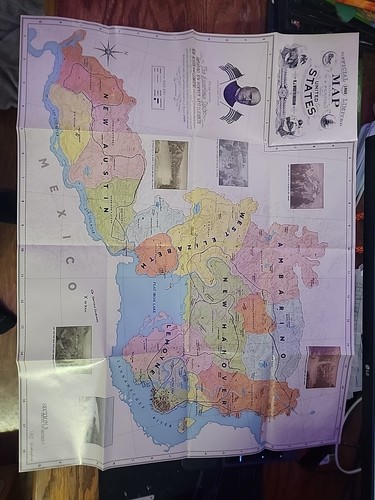 RDR2 collectors map, both copies