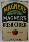 Magner's Irish Cider Metal Tin Sign 12x8 Bar Pub Man Cave Vintage Style Decor