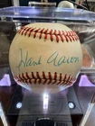 Hank Aaron Signed Baseball,Milwaukee Atlanta Braves PSA / DNA Autograph