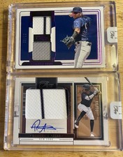 (2) 2024 Panini Three and Two Roderick Arias Swatches /32 & Jersey Auto /99 NYY
