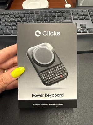 Clicks Power Keyboard (Onyx, 2026, Excellent Condition, Used once, Open Box)