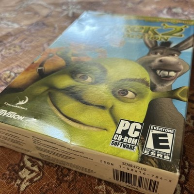 shrek 2 booster box Shrek 2 Team Action PC Small Box Game - Brand NEW Sealed!