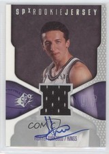 2000-01 SPx Rookie Jersey 1465/2500 Hedo Turkoglu Hidayet #125 Auto 3g8