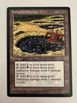MTG 硫黄泉 Sulfurous Springs ICE 英語版 2枚 硫黄泉/Sulfurous Springs《英語》【ICE】