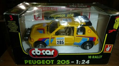 Bburago Peugeot 205 Turbo 16 1:24 Diecast Metal Model Rare Vintage