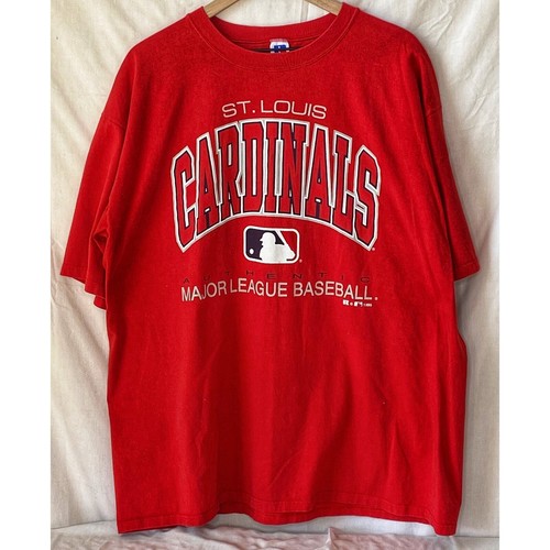 Russell Athletic St Louis Cardinals T Shirt Size XXL Made in USA Vintage 1996