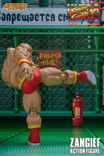 Storm Collectibles Zangief Figure Ultimate Street Fighter II - Picture 19 of 21