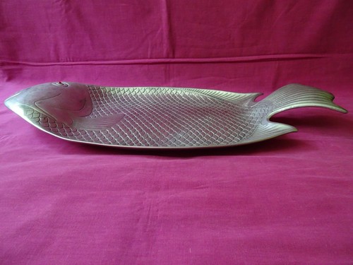 Arthur Court Servierplatten Fisch Vintage 1979 aus Alu - Bild 2 von 5