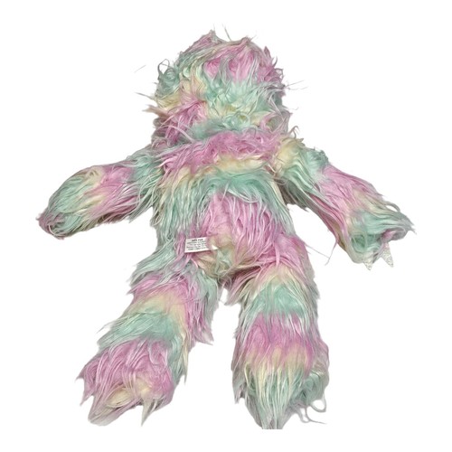 Hobby Lobby SLOTH Rainbow Pastel Shaggy Plush Stuffed Animal 18" READ - Picture 3 of 4