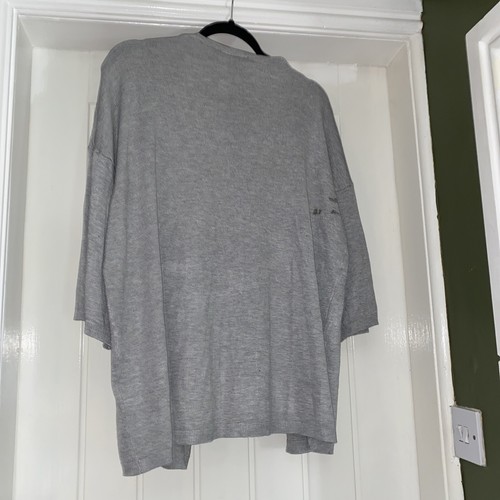 ICHI Womens Open Cardigan Grey Size Medium NEW WITH DEFECTS - Picture 6 of 7