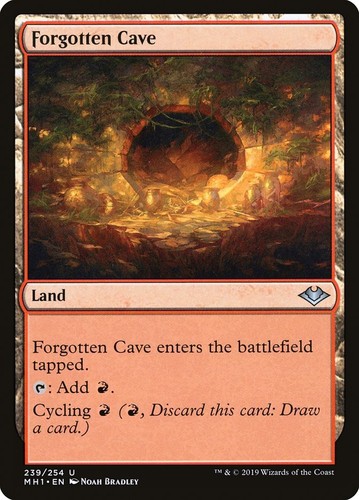 魂の洞窟/NM 1x Forgotten Cave MTG Modern Horizons NM Magic Regular | eBay